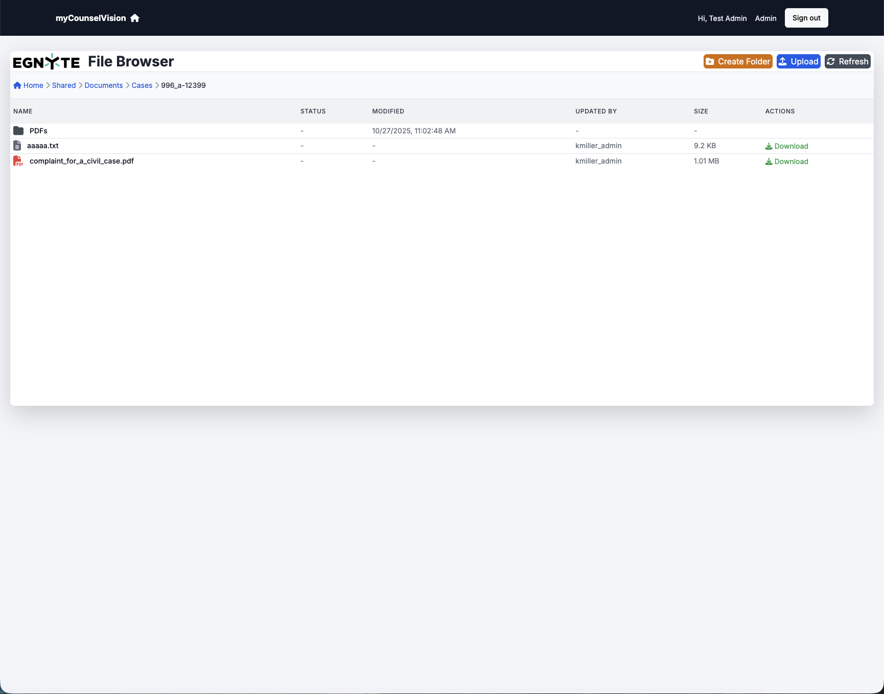 AI powered legal case mgmt